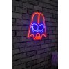 Nástěnná dekorace s LED osvětlením DARTH VADER červená modrá