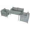 Sestava zahradního nábytku MANA 3 šedá