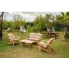 Sestava zahradního nábytku ADIRONDACK krémová
