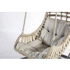 Zahradní závěsné houpací křeslo ALACATI krémové