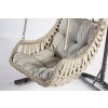 Zahradní závěsné houpací křeslo ALACATI krémové