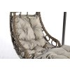 Zahradní závěsné houpací křeslo BODRUM šedé