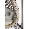 Zahradní závěsné houpací křeslo JUNDA šedé