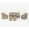 Sestava zahradního nábytku CENOVA cappuccino
