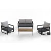 Sestava zahradního nábytku MTLKNP003 šedá