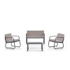 Sestava zahradního nábytku FERNI béžová, šedá
