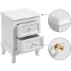Noční stolek bílý 2 ks