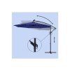 zahradní slunečník se solárním LED osvětlením modrý 6