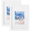 fotorámečky A4 2 ks bílé