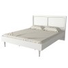 Manželská postel RAVENNA bílá zlatá