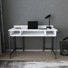 Psací stůl ALMA černý bílý