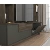 Obývací stěna MURANO ořech antracit