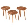 Set konferenčních stolků TUVAL ořech