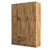 Šatní skříň GRANDE ořech