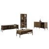 Set nábytku do obývacího pokoje NE6 hnědý