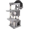 Kočičí strom škrabadlo 120 cm šedý
