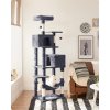 Kočičí strom škrabadlo 191 cm šedý