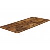 deska stolu hnědá 140 x 70 cm