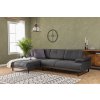 Rohová sedací souprava MUSTANG SMALL L antracit