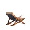 Lehátko dřevěné REPOSE hnědé