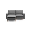 Rohová sedací souprava LUNGO MINI šedá