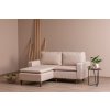Rohová sedací souprava LUNGO MINI krémová