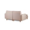 Rohová sedací souprava LUNGO MINI krémová