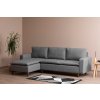 Rohová sedací souprava LUNGO šedá