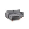 Rohová sedací souprava LUNGO MINI šedá
