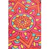 Koupelnová předložka MANDAL oranžová mandala