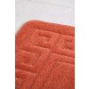 Koupelnová předložka 2 ks ETHNIC oranžová