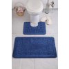 Koupelnová předložka 2 ks ETHNIC tmavě modrá