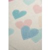 Dětský koberec (140 x 190) HEARTS žlutý