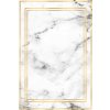 Koberec (60 x 100) HMNT594 bílý mramor se zlatem