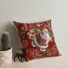 Polštář YY202355 červený se Santou