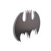 Nástěnná dekorace s LED podsvícením logo batman černá deska s zeleným podsvícením na zeď, na stěnu