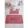 Koupelnová předložka 2 ks ETHNIC staro růžová