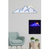 Nástěnná LED dekorace MOUNTAIN slunce nad pohořím