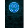 Nástěnná LED dekorace SMILEY modrý smajlík