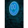 Nástěnná LED dekorace SMILEY modrý smajlík