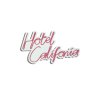 Nástěnná LED dekorace HOTEL CALIFORNIA červený nápis