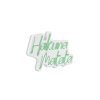 Nástěnná LED dekorace HAKUNA MATATA zelený nápis