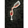 Nástěnná LED dekorace WINE bílá a červená