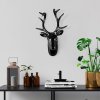 Nástěnná dekorace YAK-007 černá trofej jelena