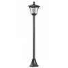 Solární zahradní lucerna LANTERN 18 x 18 x 160 cm černá