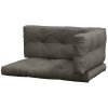 Polštář na paletu s UV ochranou pro 3 osoby 120 cm x 80 cm x 12 cm tmavě šedá