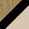 Dub artisan/černá;Béžová
