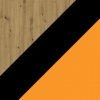 Dub artisan/černá;Oranžová