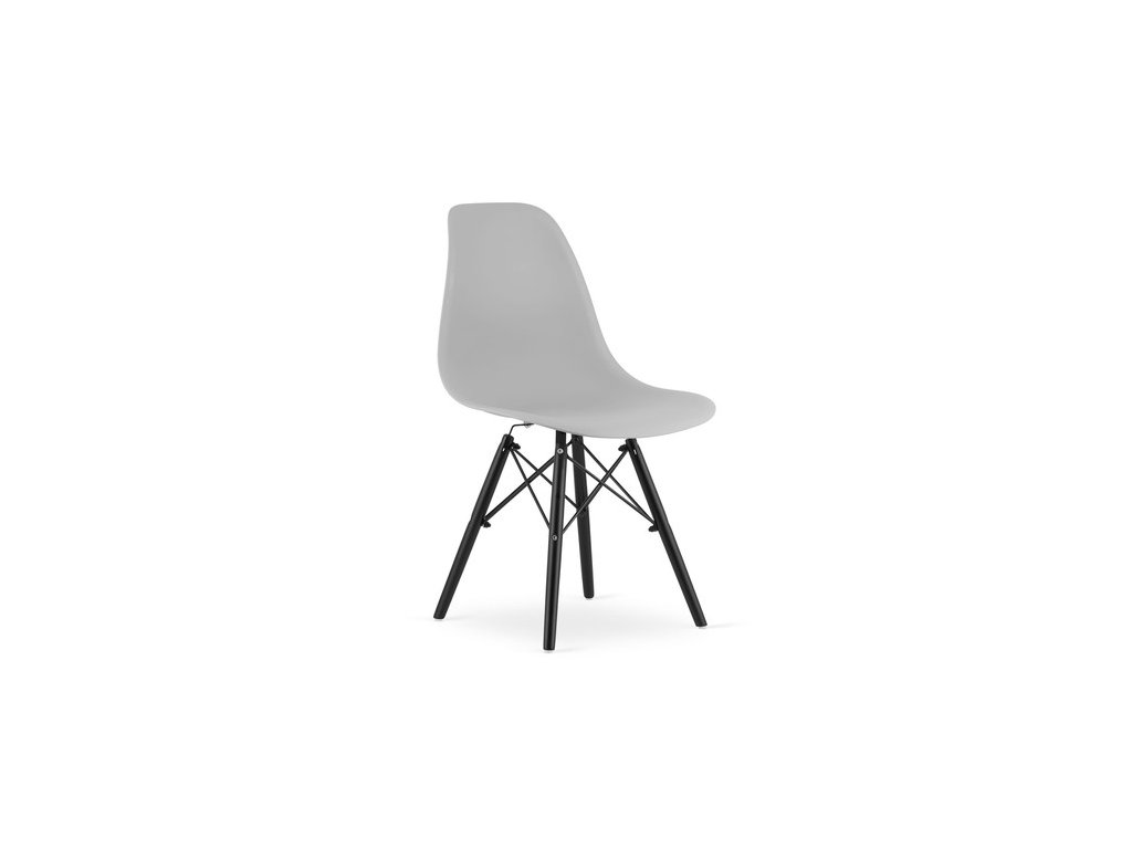 Židle OKSANA - černá/šedá