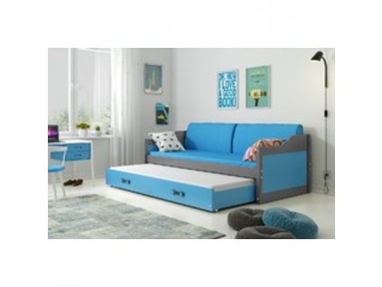 Dětská postel nebo gauč s výsuvnou postelí DAVID 200x90 cm